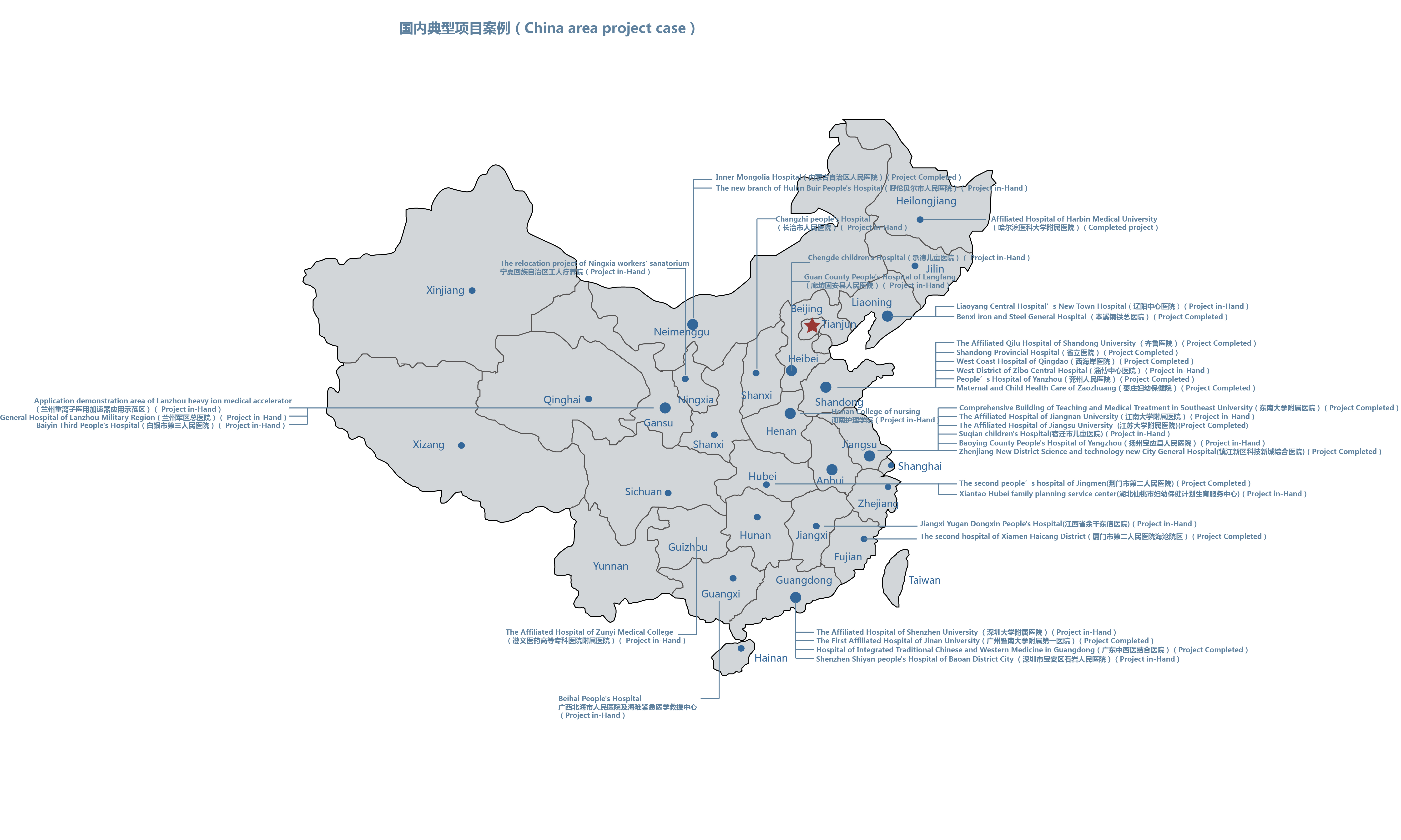 亮點(diǎn)：山東省院三分院醫(yī)院建筑作品如星星之火，燎原神州大地